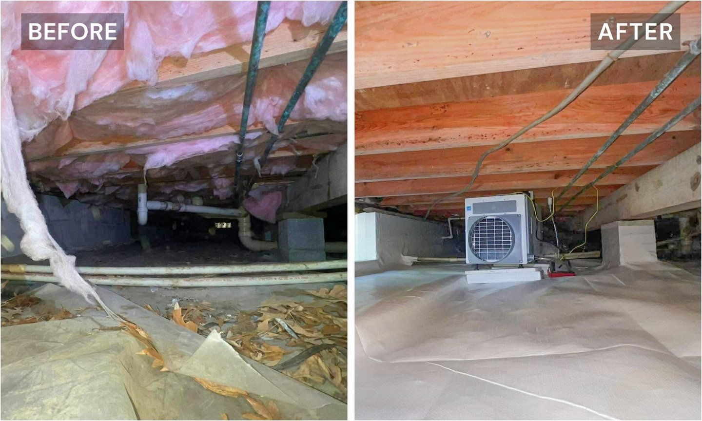 Crawl space work