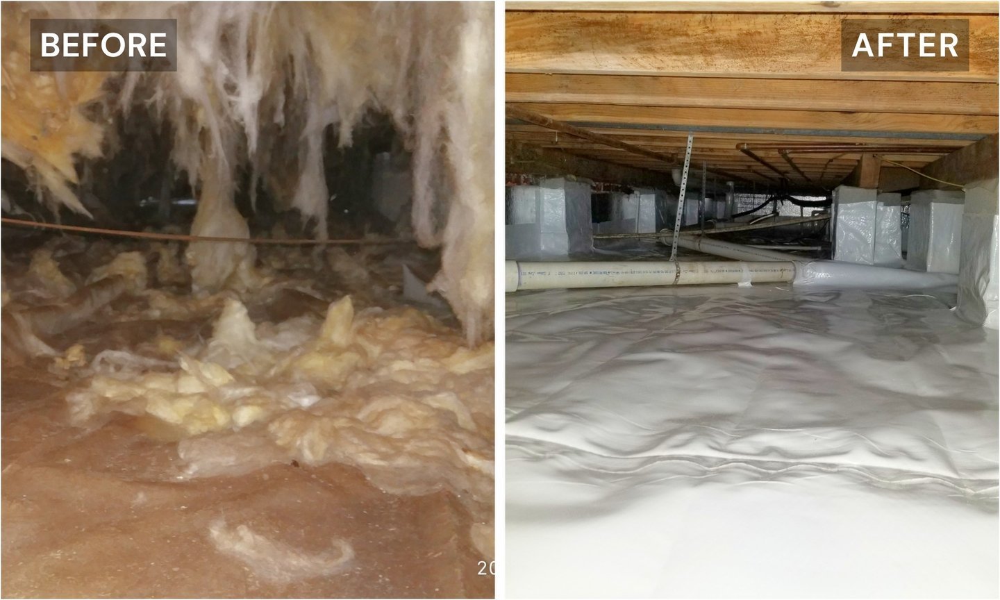 Crawl space work