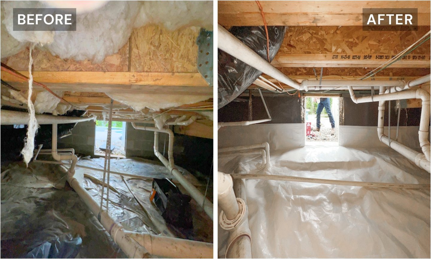 Crawl space work