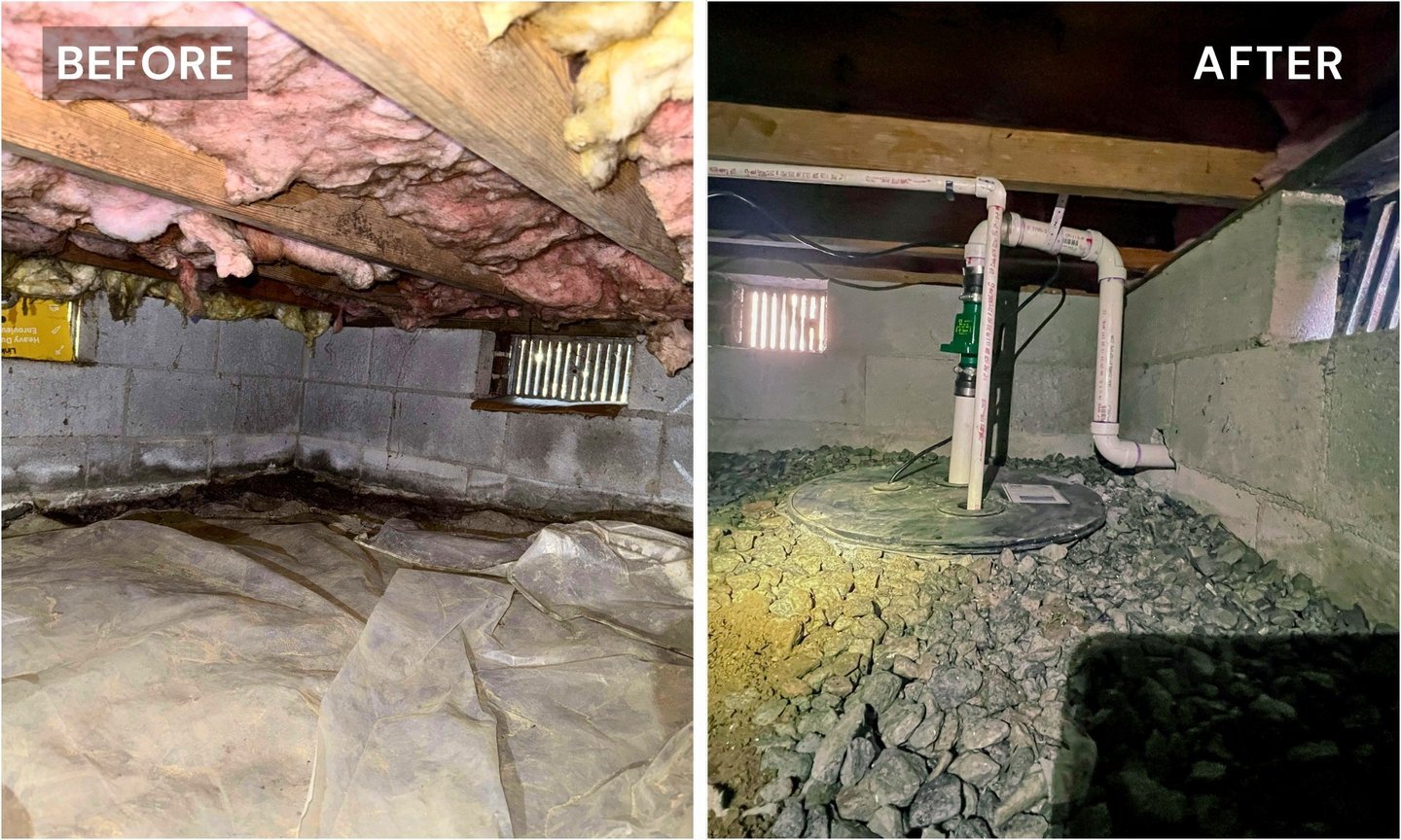 Crawl space work