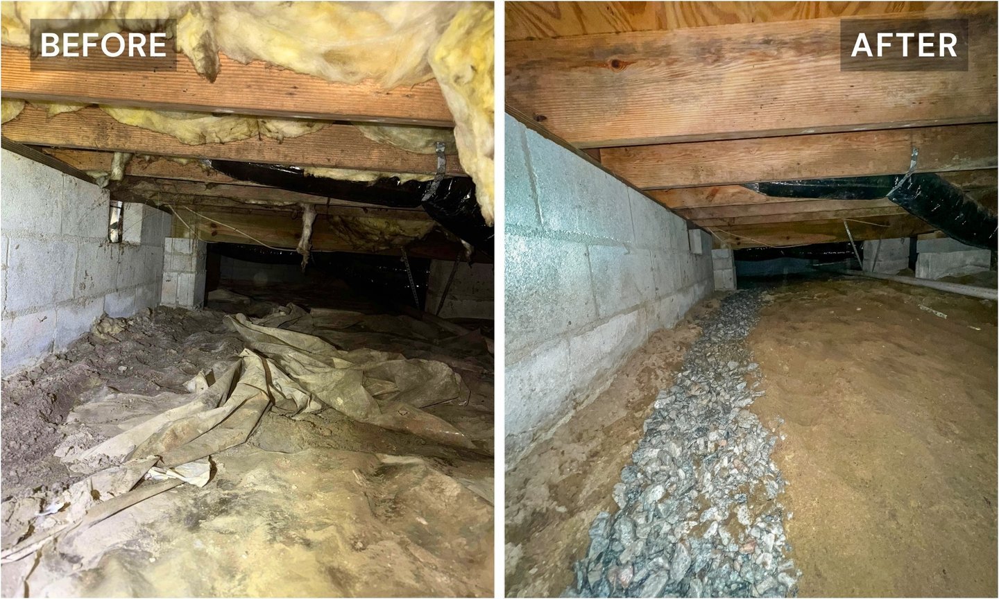 Crawl space work