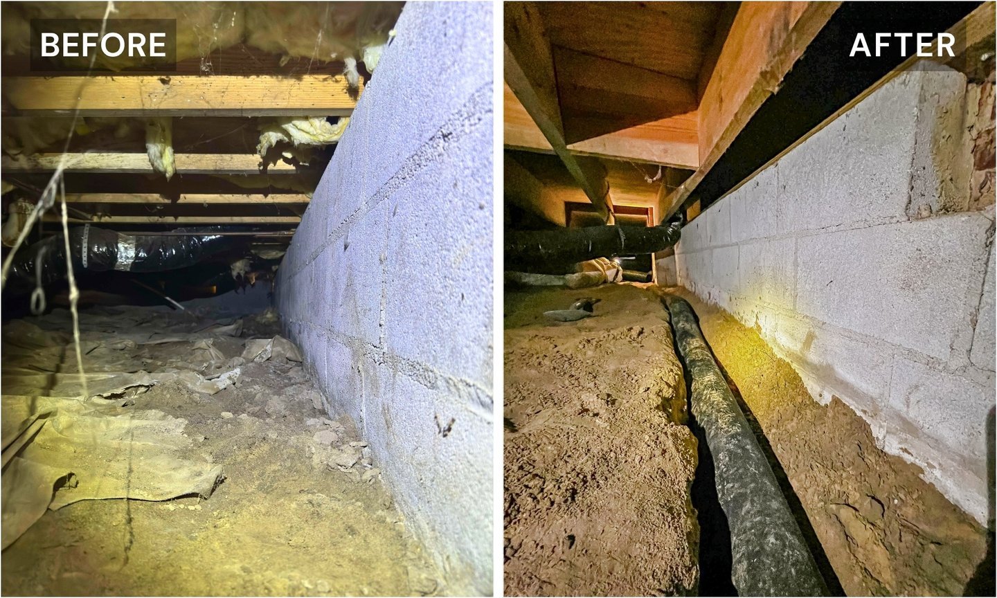 Crawl space work