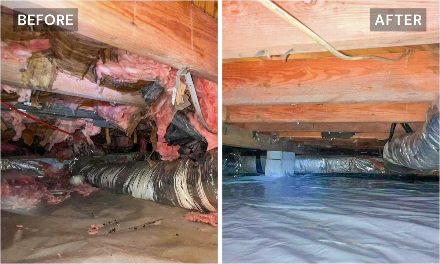 Crawl space work