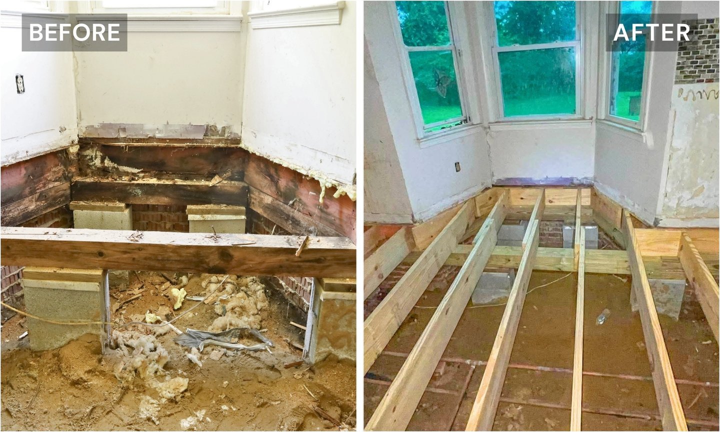 Crawl space work