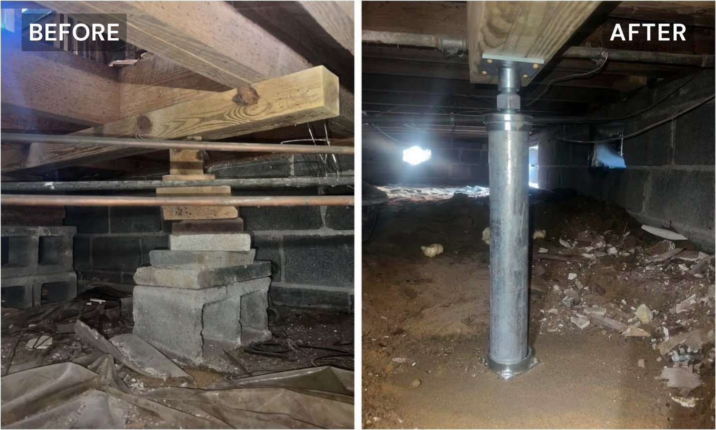 Crawl space work